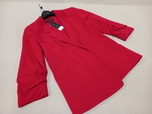 20 X DOROTHY PERKINS WOMEN'S RED JACKETS 3/4 LENGTH SLEEVES - SIZES 18s & 16s WITH TAGS - PICK LOOSE - RRP £35 EACH - TOTAL £700