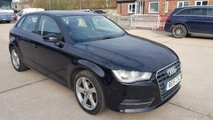 BLACK AUDI A3 SE TECHNIK TDI S-A. ( DIESEL ) Reg : RE15 CXC Mileage : 155015 Details: WITH 1 KEY MOT VALID UNTIL 14/12/2021 WITH LOGBOOK 6 SPEED SEMI AUTO DIESEL 1968CC