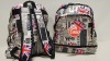 45 X 360 BACKPACKS WITH MAGAZINE & UNION JACK DESIGN IN 3 BOXES