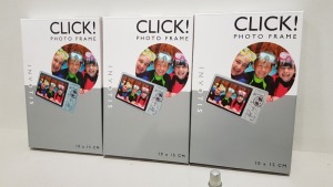 96 X BRAND NEW CLICK PHOTO FRAMES 10 X 15CM IN 2 BOXES