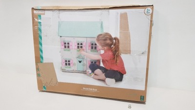 8 X LITTLE TOWN WOODEN DOLLS HOUSES - IN 8 BOXES (NOTE THESE ARE JDW ONLINE RETURNS - POSSIBLE MISSING PARTS & DAMAGES)