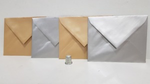 4000 X SMALL GOLD INVITATION ENVELOPES - IN 3 CARTONS