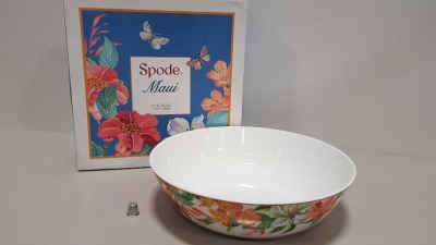18 X SPODE MAUI LOW BOWLS - 13" DIAMETER - PROD CODE 70207 - IN 6 CARTONS