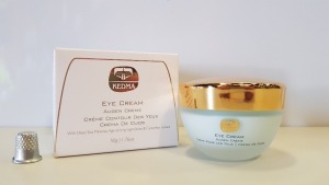 4 X BRAND NEW BOXED KEDMA EYE CREAM AUGEN EYE CRÈME WITH DEAD SEA MINERALS, AGE-DEFYING INGREDIENTS & CUCUMBER EXTRACT - 50G TRRP $1,599.08