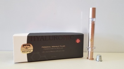 3 X BRAND NEW BOXED KEDMA HYALURONIC PERSONAL WRINKLE FILLER WITH DEAD SEA MINERALS AND HYALURONIC ACID - 10G TRRP $2,999.85