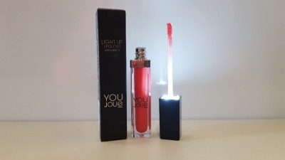 80 X BRAND NEW YOU JOUE LIGHT UP LIPGLOSS WITH MIRROR IN ONE BOX