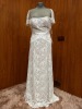 1 X (WTOO) WEDDING DRESS STYLE - 14103 SIZE - UK8 COLOUR - IVORY/TAWNY