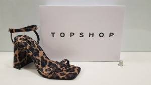 15 X BRAND NEW ROCCO TRUE LEOPARD UK SIZE 6 RRP £39.00 (TOTAL RRP £599.00)