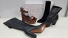 13 X BRAND NEW TOPSHOP SHOES - IE BRAND NEW LAURA TAN, NIC BLACK, PASHA BLACK AND GLOBAL BLACK ETC (TOTAL RRP £1160.00)