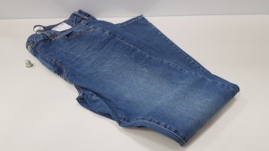 14 X BRAND NEW TOPSHOP LEIGH DENIM JEANS UK SIZE 16 RRP £38.00