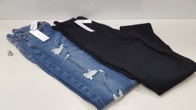 15 X BRAND NEW TOPSHOP JEANS - IE 6 X BRAND NEW JAMIE DENIM JEANS UK SIZE 8 RRP £46.00 AND 9 X BRAND NEW JONI BLACK DENIM JEANS UK SIZE 12 RRP £36.00