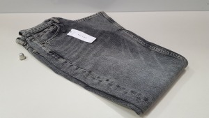 17 X BRAND NEW TOPSHOP GREY EDITOR JEANS UK SIZE 4 RRP £49.00