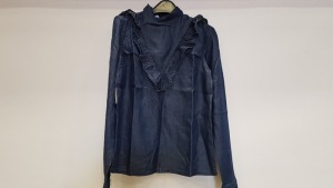 20 X BRAND NEW MISS SELFRIDGE DENIM BLOUSE UK SIZE 8 RRP £35.00