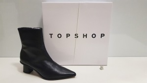 15 X BRAND NEW TOPSHOP SHOES - 8 X BRAND NEW RIPPLE NATURAL UK SIZE 3 AND 8, 1 X ROCCO TRUE LEOPARD UK SIZE 6 SHOES, 3 X BRAND NEW GOLDEN WHITE UK SIZE 5 SHOES AND 2 X HOLDEN BLACK UK SIZE 3 SHOES TOTAL RRP £777.00