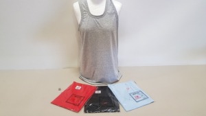 90 X BRAND NEW UB COLLECTION MENS VESTS IN VARIOUS SIZES AND COLOURS