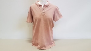 40 X BRAND NEW KIOMI PINK POLO SHIRT IN VARIOUS SIZES IN 2 TRAYS (NOT INCLUDED)