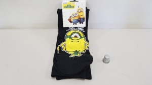 40 X BRAND NEW MINIONS 1 PACK SOCKS SIZE 6 - 12