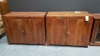 2 X SOLID WOOD JAVA SIDEBOARD UNITS 95X45X75CM (PLEASE NOTE JDW ONLINE RETURNS)