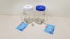 168 X BRAND NEW SUMMER LIVING MASON JARS IN BLUE AND WHITE IDEAL FOR DRINKS, WRAPPED SWEETS AND CRAFT STORAGE ETC IN 7 BOXES