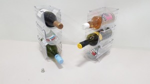 192 X BRAND NEW HOMEWARES BOTTLE ORGANISERS IN 8 BOXES