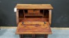 1 X SOLID WOOD BUREAU 3 DOOR, 2 DRAWER DARK WOOD WRITING DESK 90X45X110CM (PLEASE NOTE JDW ONLINE RETURNS) - 2