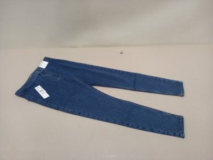 14 X BRAND NEW TOPSHOP JONI JEANS UK SIZE 10 RRP £36.00 (TOTAL RRP £504.00)