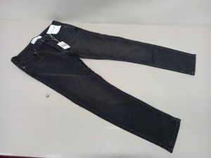 15 X BRAND NEW TOPMAN STRETCH SKINNY JEANS SIZE W34 L30 RRP £35.00 (TOTAL RRP £525.00)