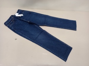 18 X BRAND NEW TOPSHOP STRAIGHT DENIM JEANS UK SIZE 12 RRP £40.00 (TOTAL RRP £720.00)