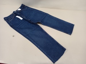 15 X BRAND NEW TOPSHOP JEANS - 13 X BRAND NEW TOPSHOP STRAIGHT JEANS UK SIZE 16 AND 2 X BRAND NEW TOPSHOP STRAIGHT JEANS UK SIZE 6 RRP £40.00