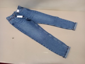 9 X BRAND NEW TOPSHOP MOM JEANS UK SIZE 10 RRP £40.00 (TOTAL RRP £360.00)