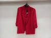 20 X BRAND NEW DOROTHY PERKINS RED BLAZER UK SIZE 14 RRP £35.00 (TOTAL RRP £700.00)