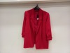 20 X BRAND NEW DOROTHY PERKINS RED BLAZER UK SIZE 20 RRP £35.00 (TOTAL RRP £700.00)