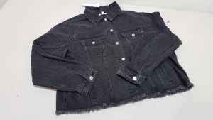 13 X BRAND NEW TOPSHOP DENIM JACKETS UK SIZE 16 RRP £42.99 (TOTAL RRP £558.87)