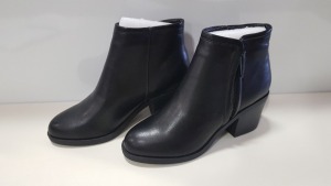 14 X BRAND NEW TOPSHOP BONDI BLACK BOOTS UK SIZE 7 RRP £36.00 (TOTAL RRP £504.00)