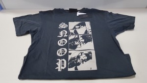 20 X BRAND NEW TOPSHOP SNOOP T SHIRTS SIZE SMALL RRP £25.00 (TOTAL RRP £500.00)