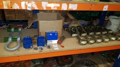 CONTAINED ON 3/4 OF A BAY - VARIOUS CONTAINER EYES AND 1 X BOX OF (DRIVER VEHICLE DAILY CHECK AND DEFECT BOOK)