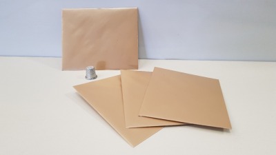 4000 X BRAND NEW SMALL GOLD INVITATION ENVELOPES - IN 2 BOXES