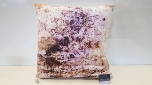 75 X BRAND NEW PARLANE PURPLE ABSTRACT DESIGN CUSHION SIZE 45 X 45CM SQUARE - IN 3 BOXES