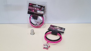 1,200 X BRAND NEW BOXED MONSTER HIGH 2 PACK OF BRACELETS - IN 50 SMALL BOXES