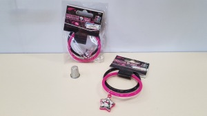 1,200 X BRAND NEW BOXED MONSTER HIGH 2 PACK OF BRACELETS - IN 50 SMALL BOXES