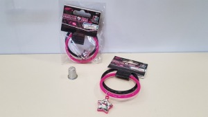 1,200 X BRAND NEW BOXED MONSTER HIGH 2 PACK OF BRACELETS - IN 50 SMALL BOXES