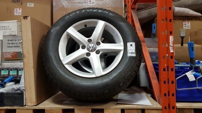 4 X MATCHING VW ALLOYS WITH PIRELLI TYRES - SIZE/215/65R 16 98H MS