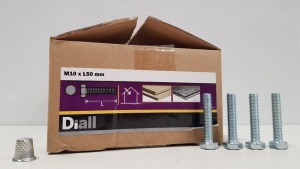 APPROX 1,650 DIALL (M10 X L50MM) BOTLS IN 15 BOXES