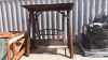 BRAND NEW SOLID TEAK ROOT WOODEN 2 SEATER SWING 250 X 120 X 200cm RRP £875 - 2