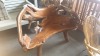 BRAND NEW SOLID TEAK ROOT WOODEN 2 SEATER BENCH 50 X 90 X 120cm RRP £400 - 2