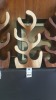 BRAND NEW SOLID SUAR WOODEN 6 BOTTLE WINE RACK 45 X 30 X25cm RRP £98 - 2