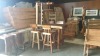 BRAND NEW SOLID SUAR WOODEN KONA BAR SET 120 X 50 X 200cm RRP £1095 - 2