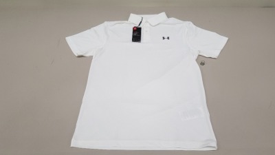 15 X BRAND NEW UNDER ARMOUR WHITE SHIRT SIZE SM