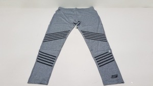 16 X BRAND NEW SKETCHERS AURA GREY MARL LEGGINGS SIZE 16 XL