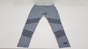 16 X BRAND NEW SKETCHERS AURA GREY MARL LEGGINGS SIZE 12 XL